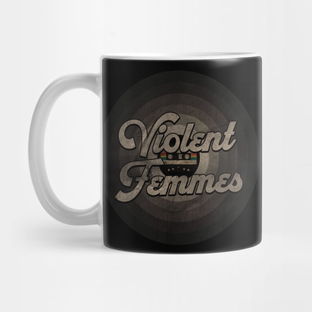 Violent First Name Retro Tape Pattern Vintage Styles by Female Revenant 